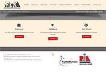 Tablet Screenshot of mckinsure.com